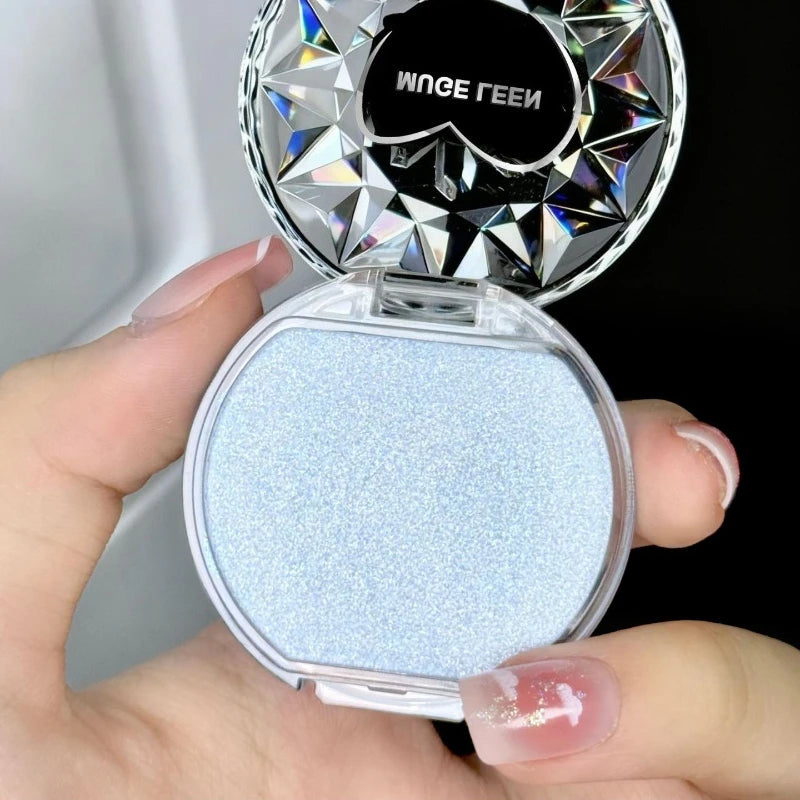 Galaxy Sapphire Diamond Cream Highlighter – Icy Blue Glow