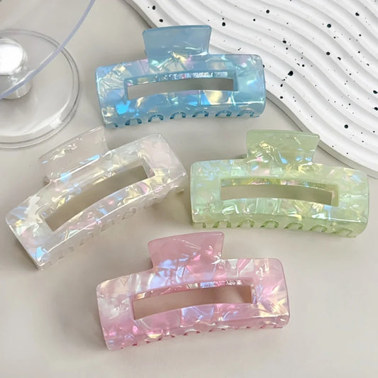 4-Piece Large Mermaid Hair Clips – Elegant Claw Clips for Daily & Festival Wear Hair Clips Peaceful Pleasures Health and Wellness