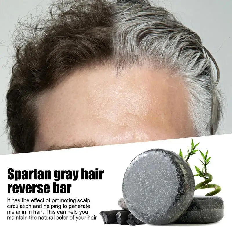 Hair Darkening Shampoo Bar – Natural Color Restoring Soap 60g