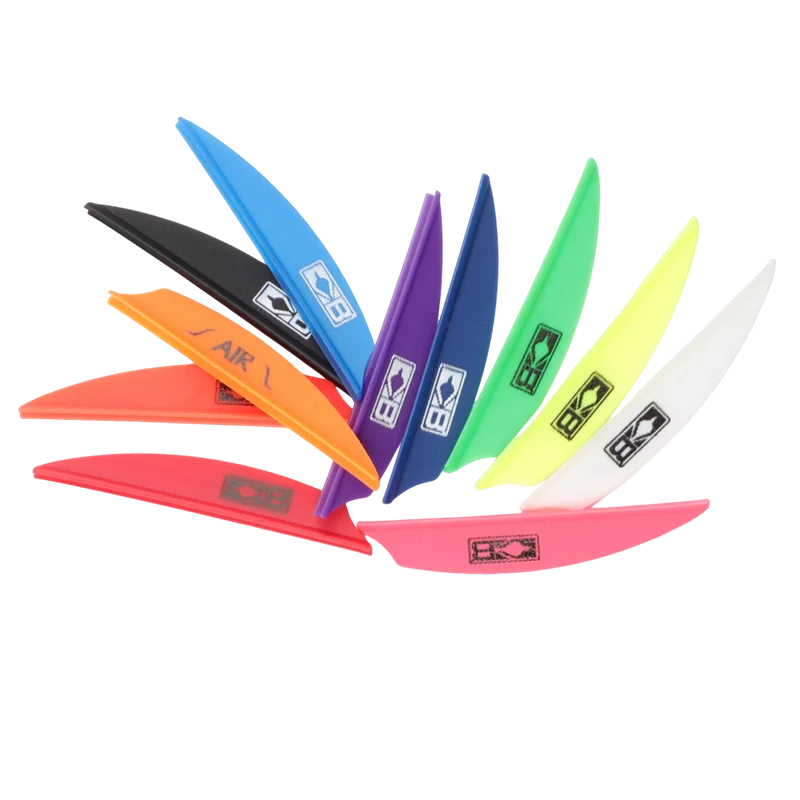 2'' Plastic Arrow Vanes Air Feather Shaft Fletching DIY Archery