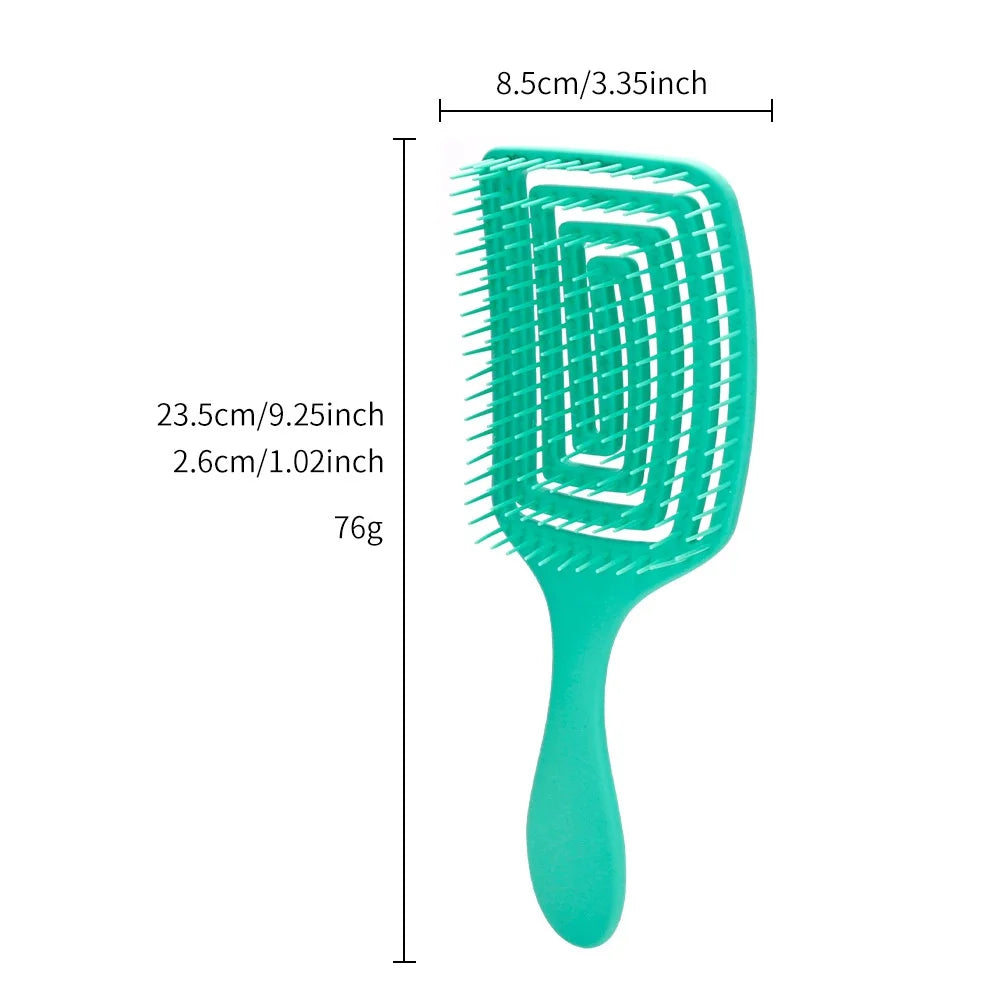 Fashion Salon Wide Tooth Comb Hairdresser Styling Massage Comb Curved Comb for Hair Care Removing Tangles Barber Accessories Peaceful Pleasures Health and Wellness