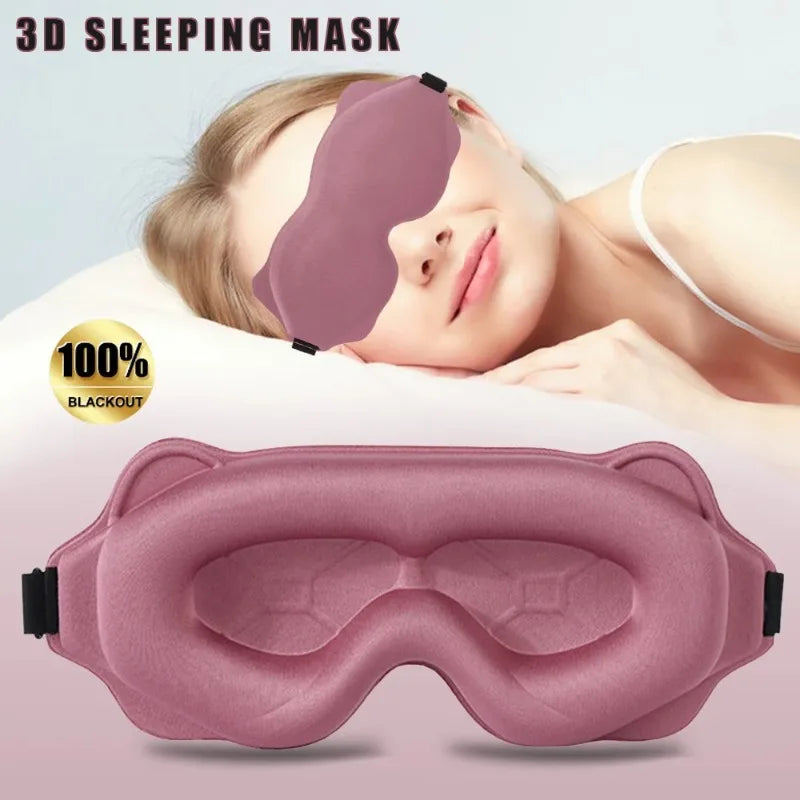 3D Sleep Eye Mask – Light Blocking, Breathable, Non-Pressing Sleep Eye Mask Peaceful Pleasures Health and Wellness