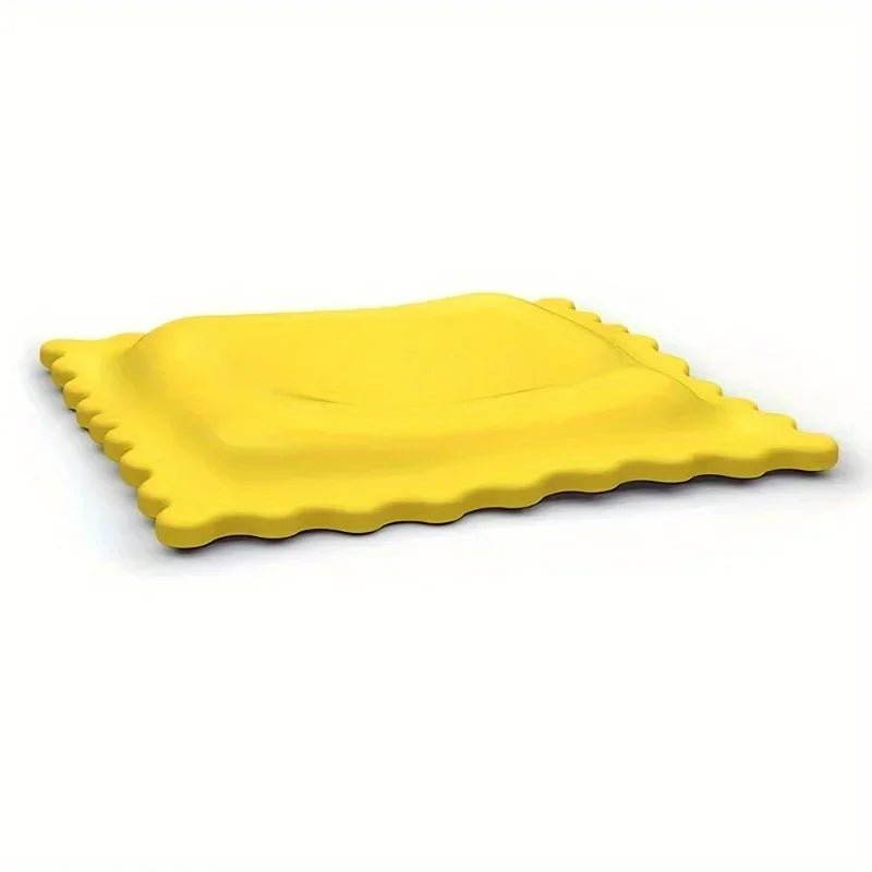 Cartoon Biscuit Silicone Spoon Rest | Heat-Safe Kitchen Mat