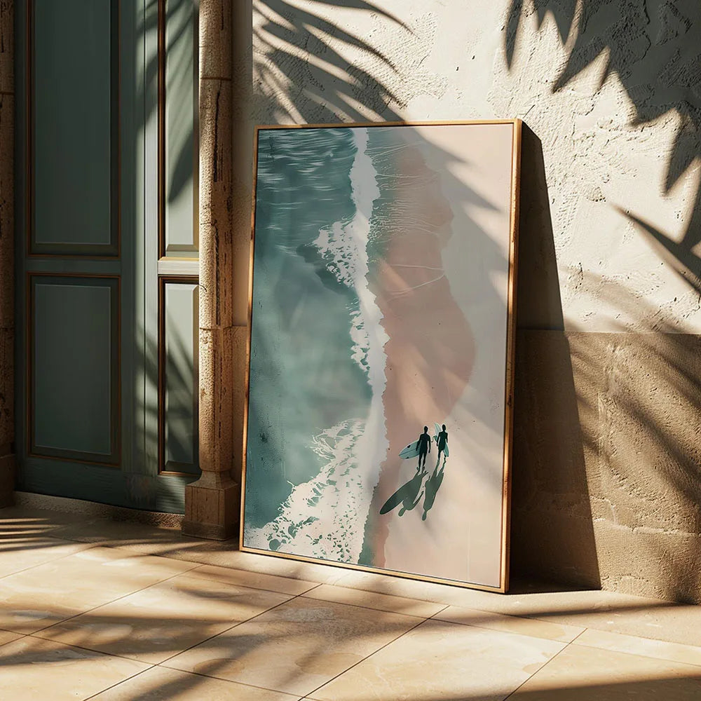 Summer Girl Swimming Pool Party Beach Ocean Boat Wall Art Print Poster Canvas Painting Picture Living Room & Home Decor Peaceful Pleasures Health and Wellness