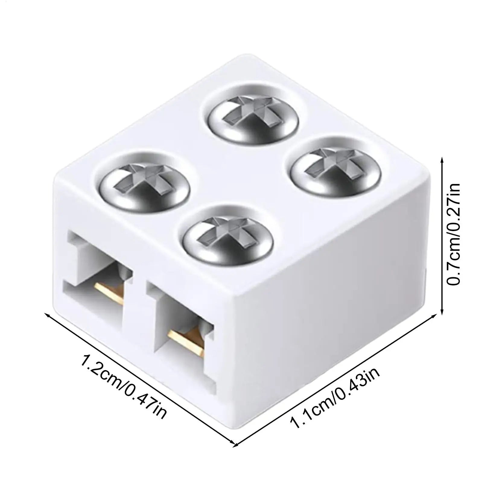 8mm Solderless LED Strip Connector | Single Color Tape Lights LED Strip Connector Peaceful Pleasures Health and Wellness
