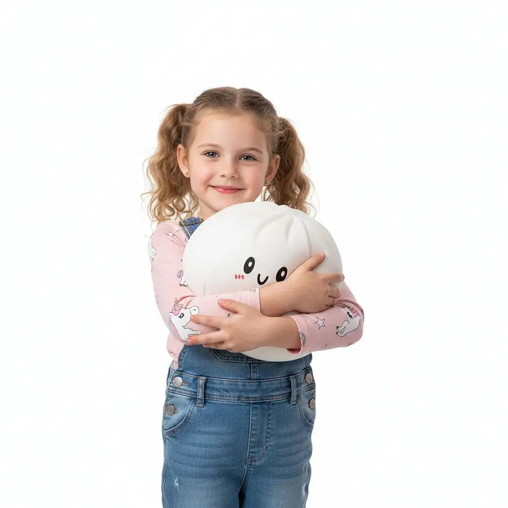 Dumpling Bun Squishy Plush Pillow | Fidget Sensory Toy & Gift Squishy Plush Toy Peaceful Pleasures Health and Wellness