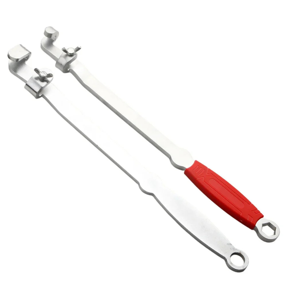 High Carbon Steel Wrench Extension Bar | Hex End Red Handle