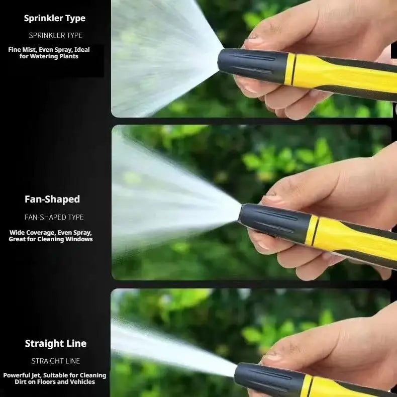 Adjustable High-Pressure Garden Hose Spray Gun Nozzle