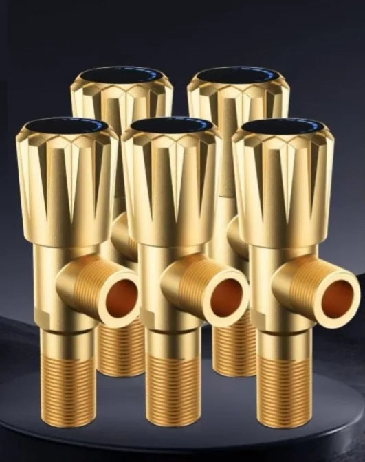 YANKE Brass Triangle Valve G1/2 – Leak-Free Hot & Cold Water