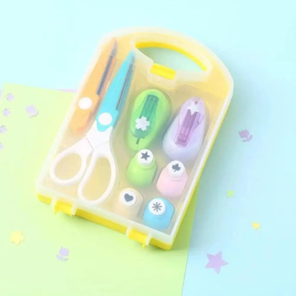 8-Piece Kids Hole Punch Set – Scrapbooking & Paper Crafts