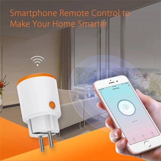 Tuya Zigbee 3.0 Smart Powe Plug EU 16A Outlet Socket Child Lock Smart Life Remote Control Work for Homekit Alexa Google Home Peaceful Pleasures Health and Wellness