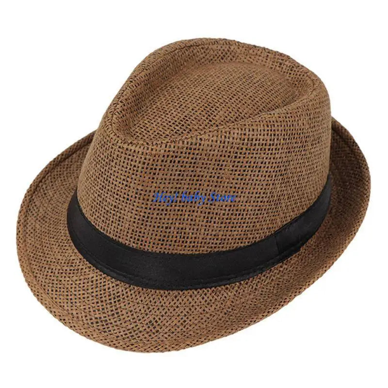Kids Straw Sun Hat | Beach & Outdoor Cap Boys & Girls