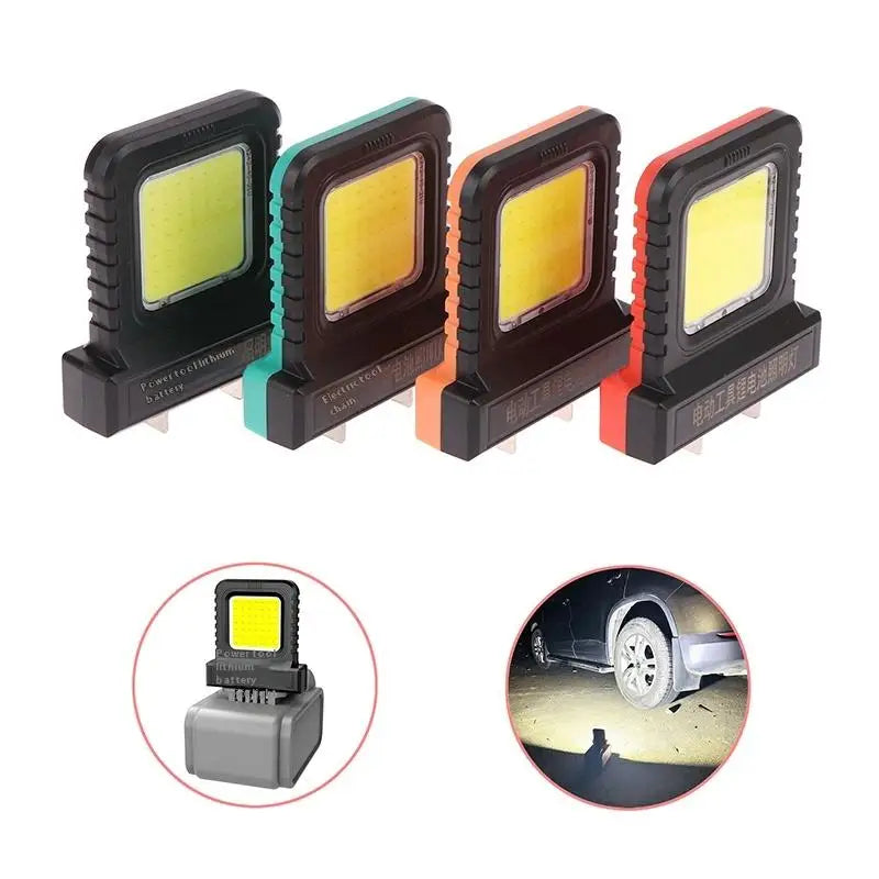 21V Universal Lithium-Ion Battery Work Light Battery Lighting LED Work Lamp Portable Long-Lasting Strong Light Peaceful Pleasures Health and Wellness