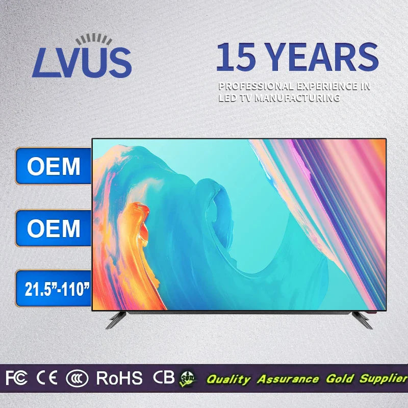4K Android Smart LED TV 32–85 Inch | Wi-Fi, HDMI, Game Mode