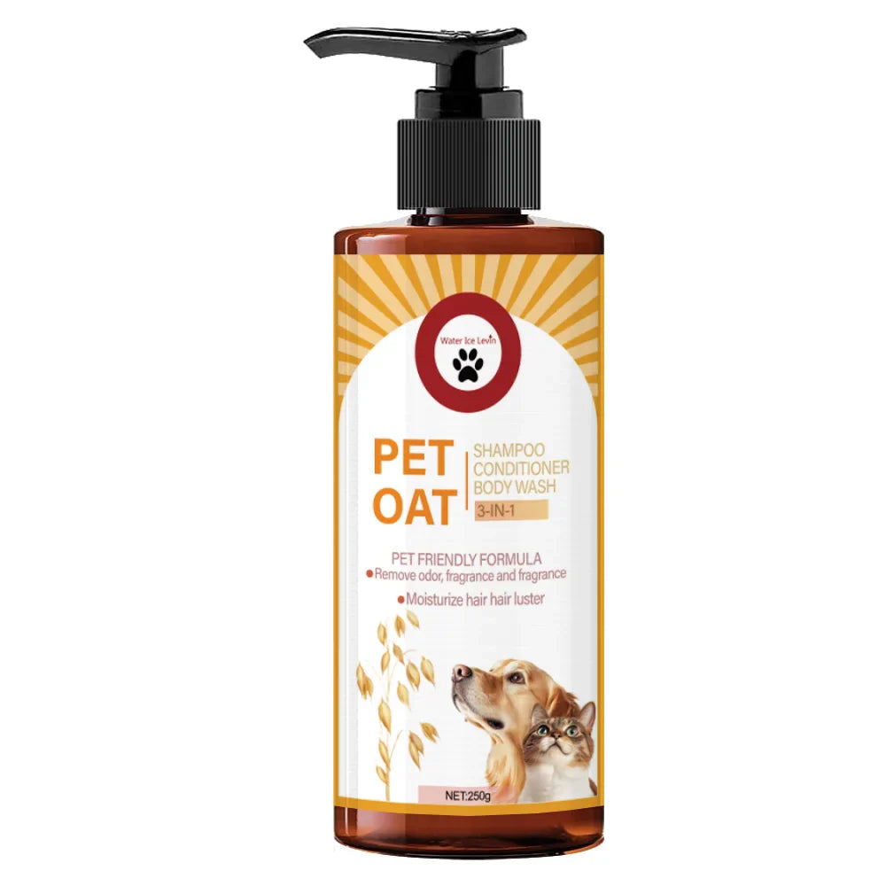 Pet Shampoo for Dogs & Cats – Odor Removal & Soft Coat