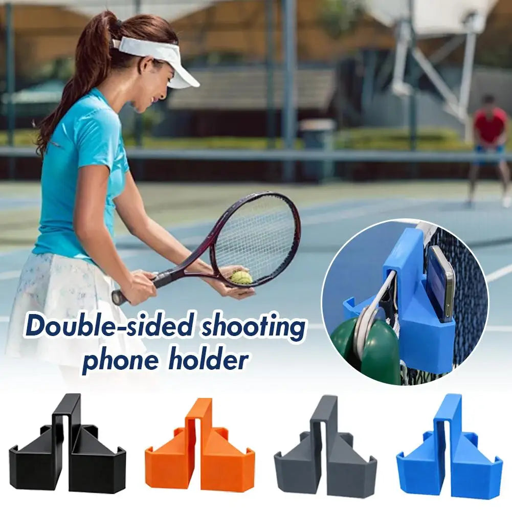 Double Sided Tennis Ball Phone Holder Stand Creative Shooting Prop For Vlog Selfie Live Hands Free Mini Phone Bracket Electronic Peaceful Pleasures Health and Wellness