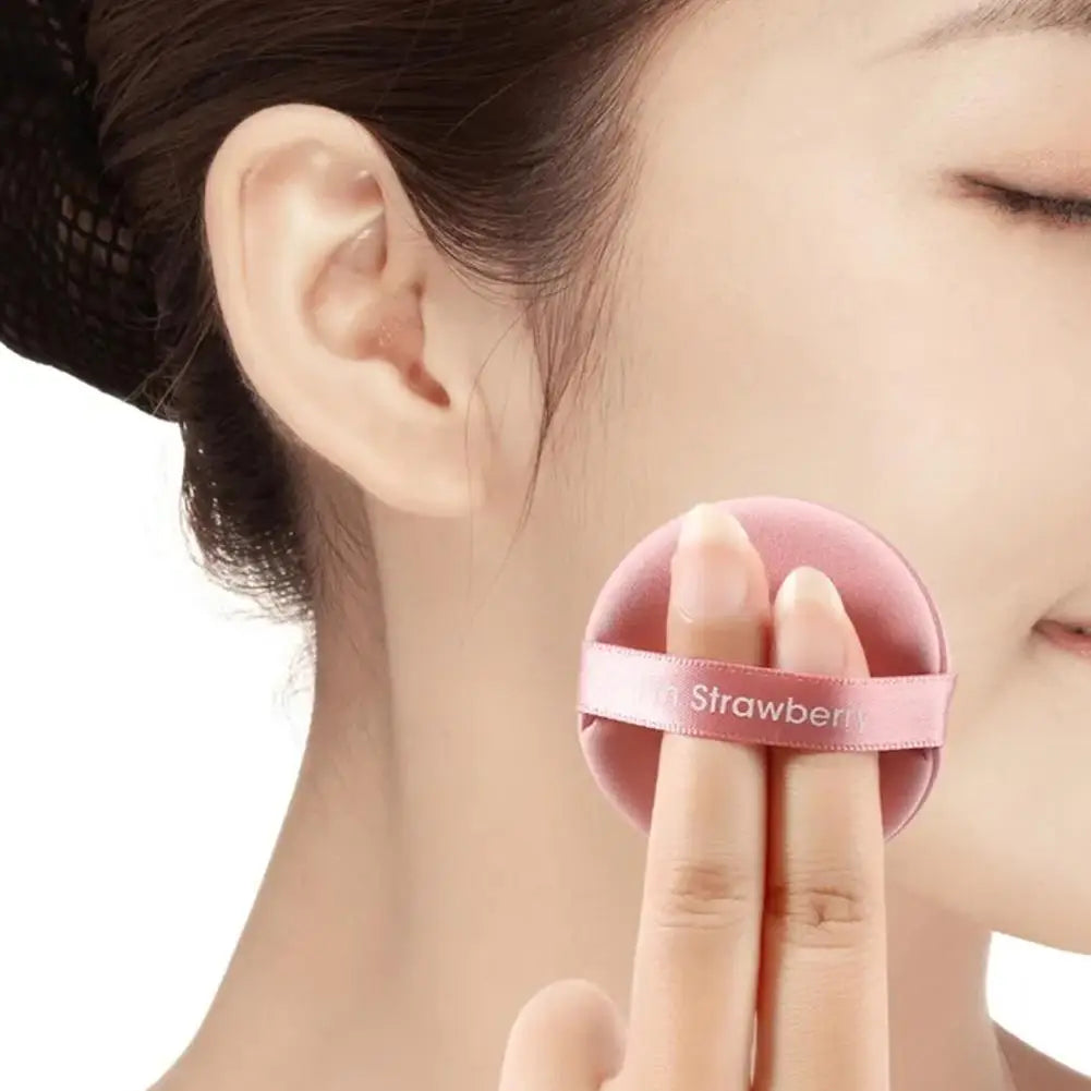 Velvet Powder Puff Makeup Sponge – Triangle & Circle | Non-Latex