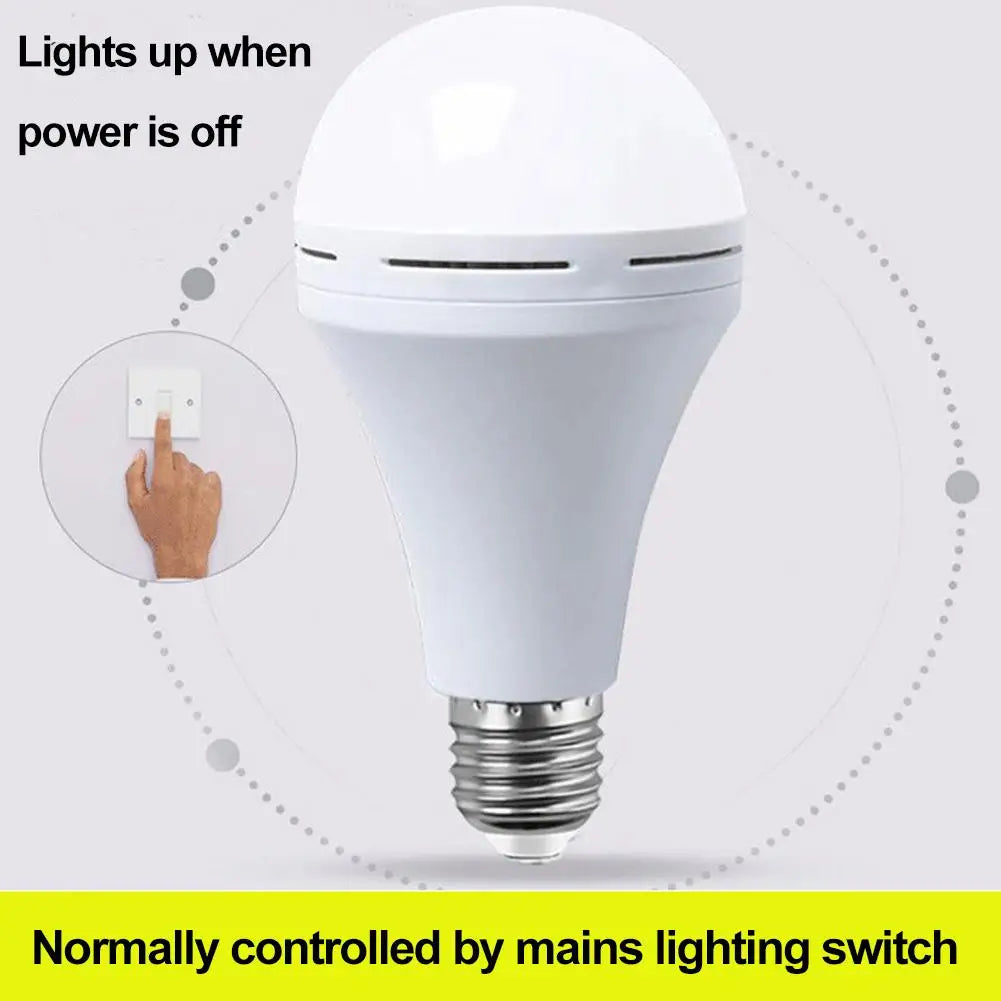 E27 LED Rechargeable Emergency Bulb 9W/15W | Backup Light
