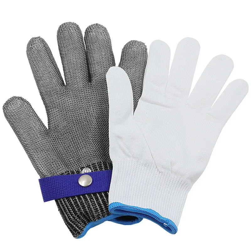 Butcher Glove Stainless Steel Cut Resistant Metal Mesh Chainmail Meat