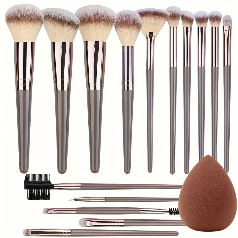 RUNTOIN Professional Makeup Brush Set 3-20 PCS – Soft & Fluffy
