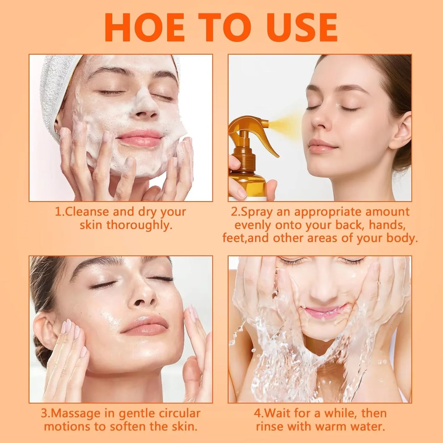 Kojic Acid & Turmeric Brightening Body Spray – Dark Spots
