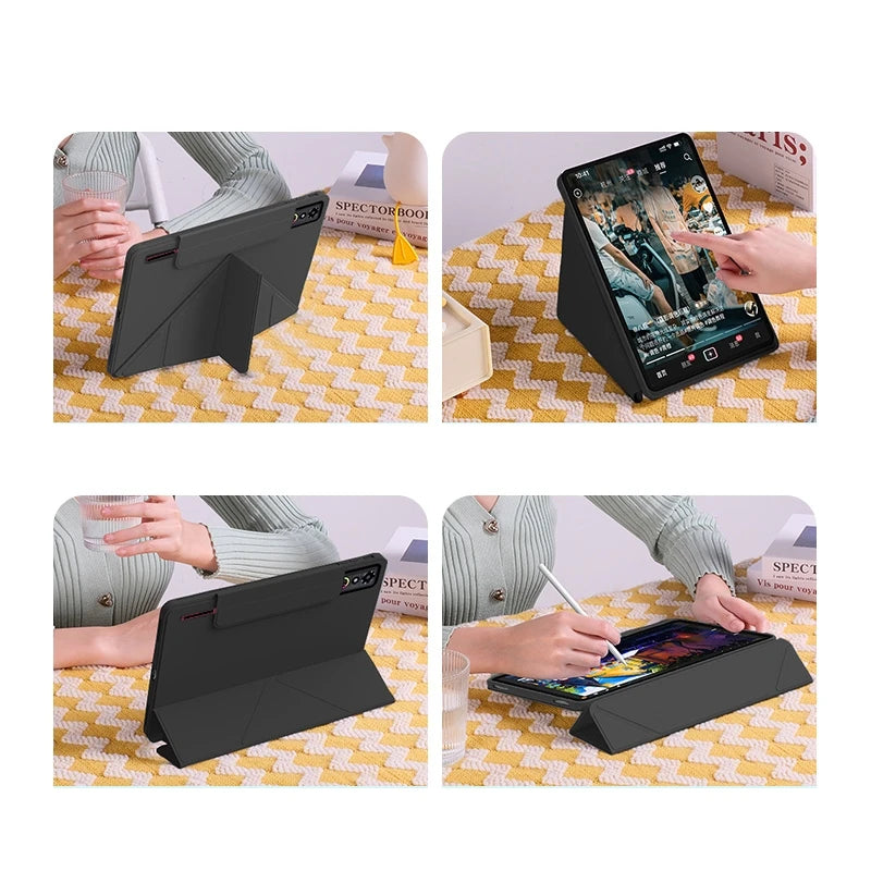 Anti-Shock And Anti-Drop Protective Sleeve For RedMagic Astra Gaming Tablet Case Folding Stand Open To Wake Up Function Peaceful Pleasures Health and Wellness