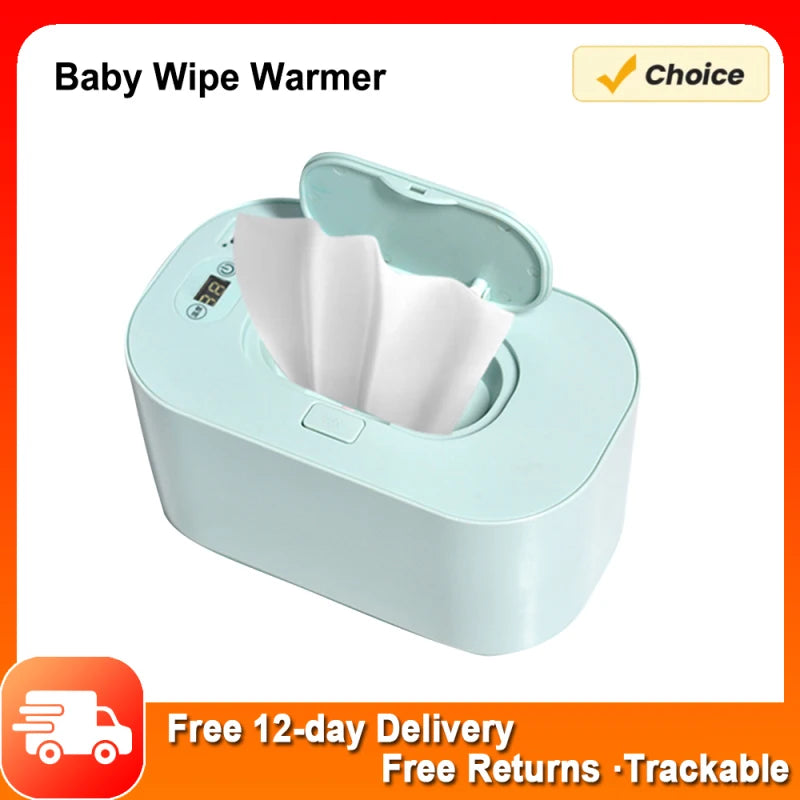 Baby Wipe Warmer | Digital Display & Adjustable Temp, USB