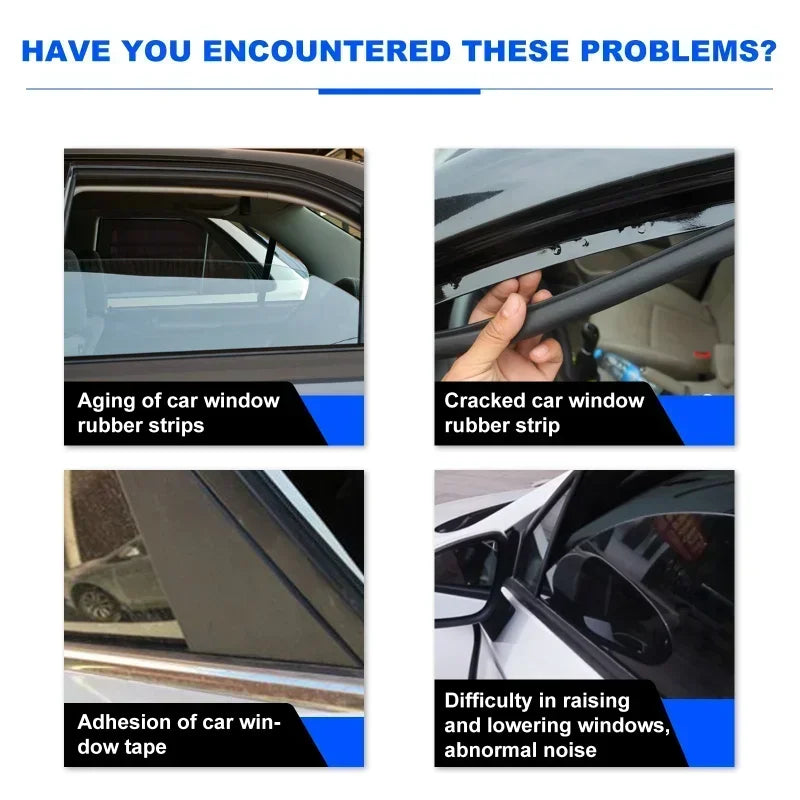 50ml Window Lubricant Rubber Door Rubber Strip Car Softening Maintenance Eliminates Noise Universal Car Products Peaceful Pleasures Health and Wellness