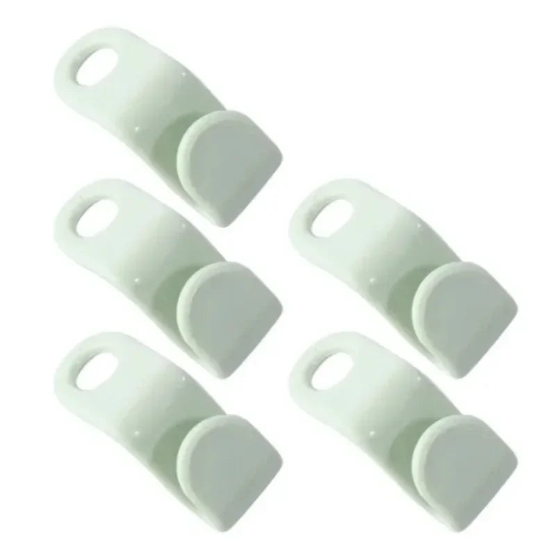 Clothes Hanger Hook Clips Organizer – 5, 10 or 20 Pack Hanger Organizer Clips Peaceful Pleasures Health and Wellness Green 5 PCS