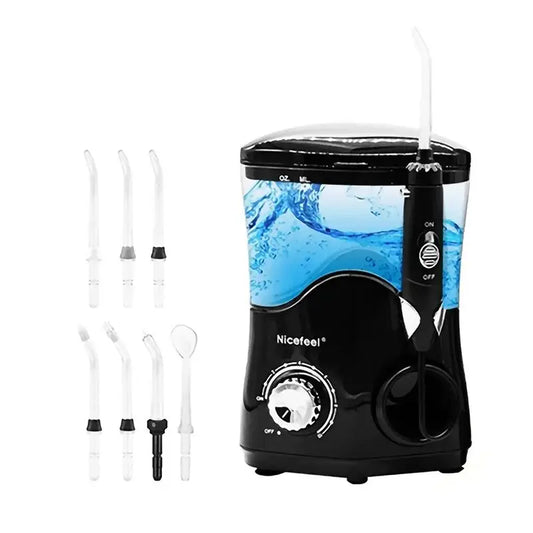 600ml Water Flosser Oral Irrigator | 7 Nozzles, 10 Pressures Electric Oral Irrigator Peaceful Pleasures Health and Wellness