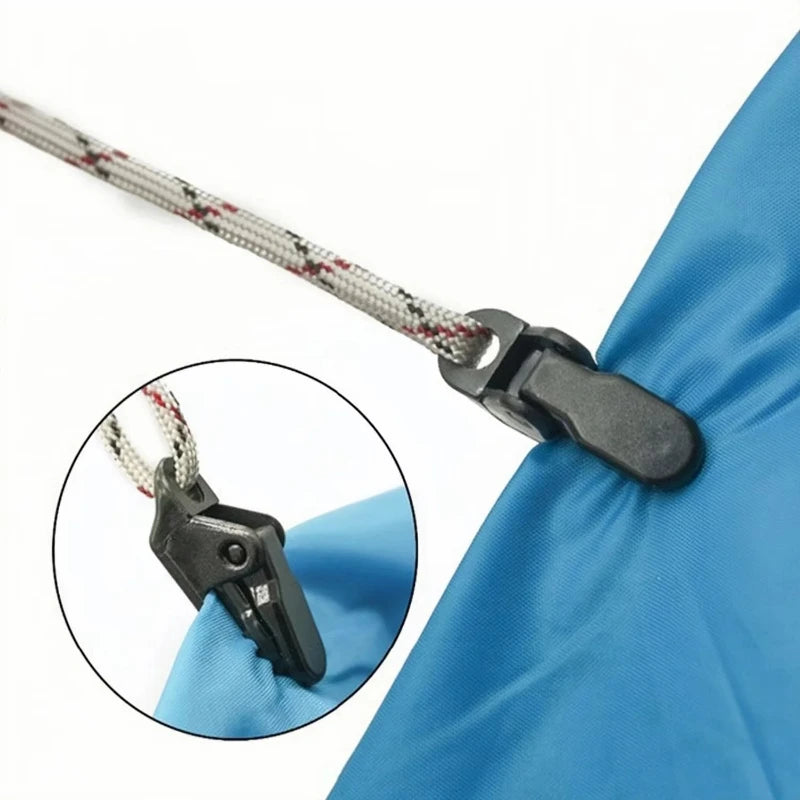 10/20/30Pcs Plastic Tent Tarp Clips Heavy Duty Lock Grip Clamps Canvas Tighten Tools Awning Tarp fixed Clips for Outdoor Camping Peaceful Pleasures Health and Wellness