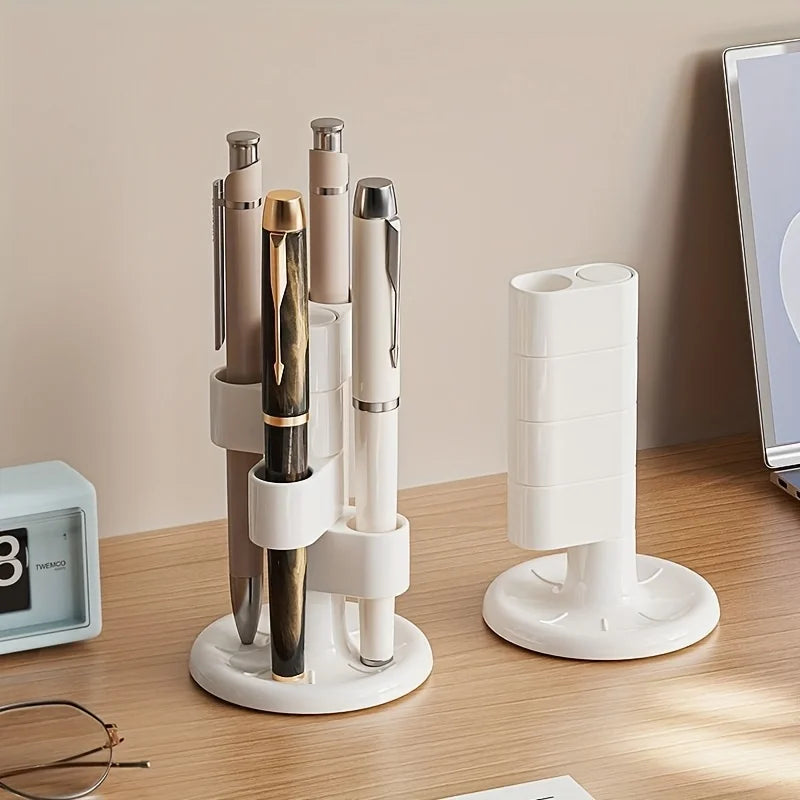 Desktop Pencil Pen Storage Rack That Can Rotate 360 Degrees Office