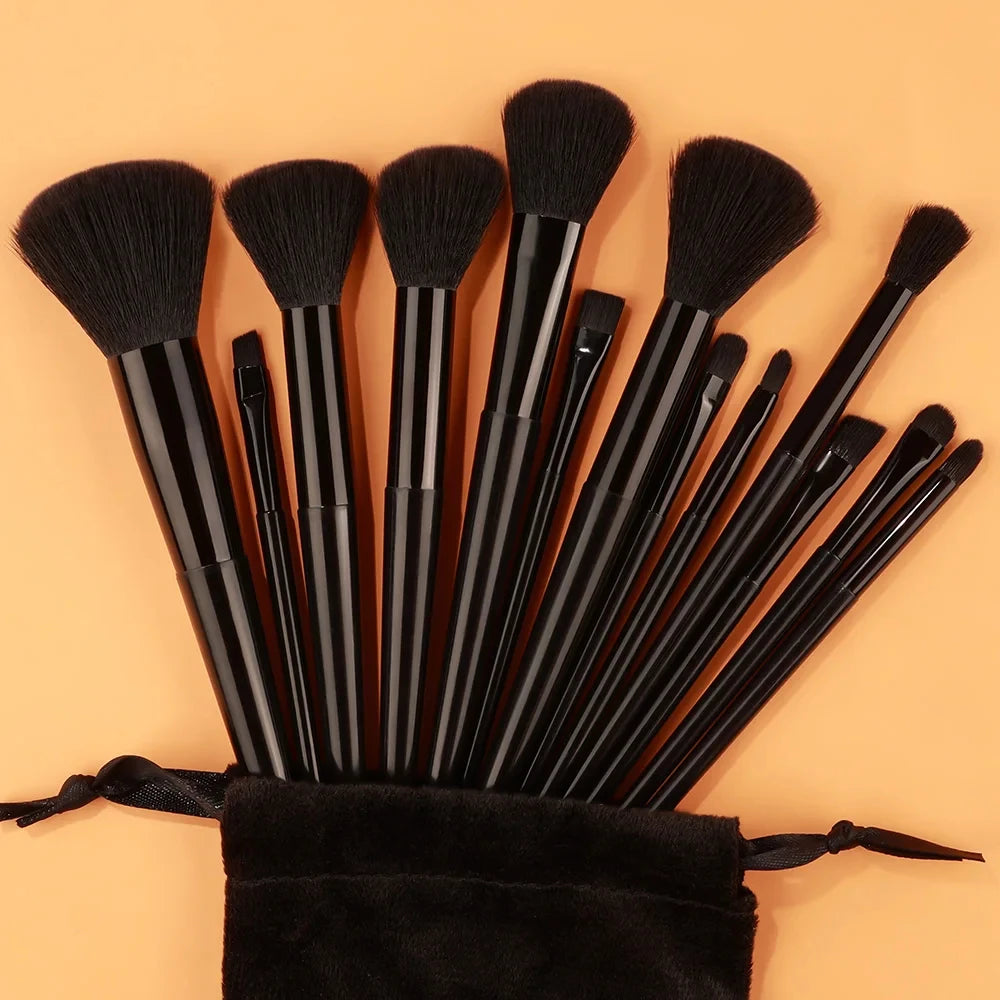 RUNTOIN 13-Piece Professional Makeup Brush Set – Travel Kit