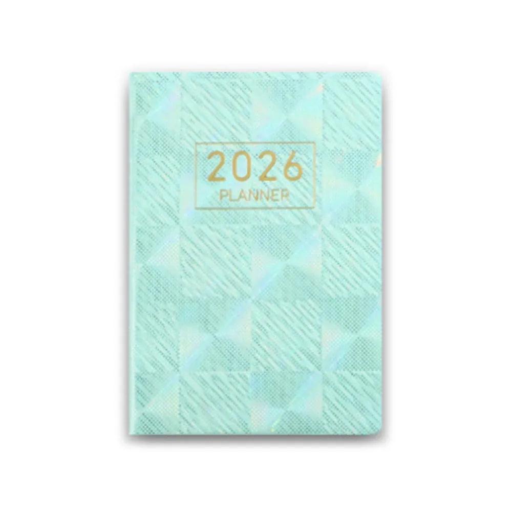 Simple Thick A7 Mini Notebook Square Calendar Weekly Planner Notepad To Do List School Office Portable Pocket Memo Work Planner Peaceful Pleasures Health and Wellness Style 2