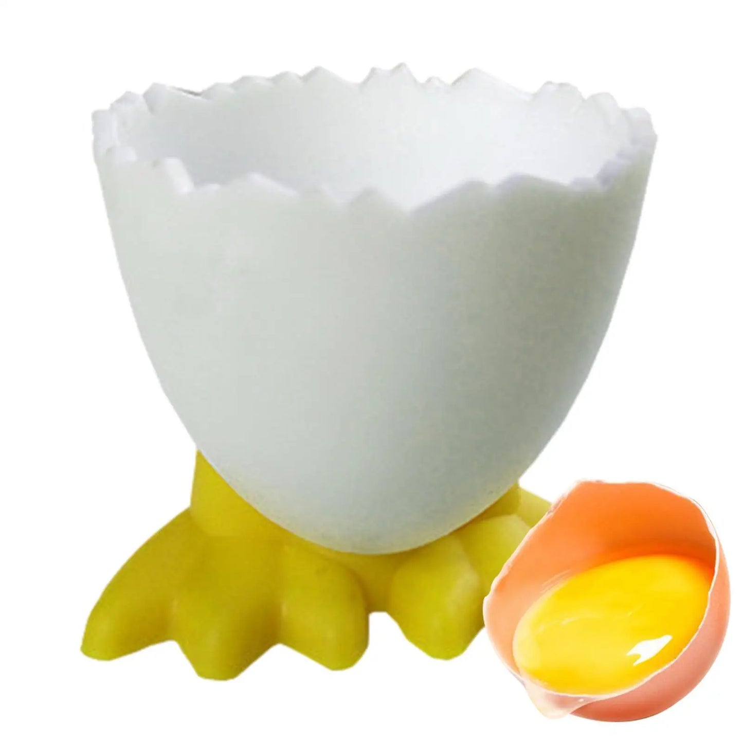Chicken Feet Egg Cup Holder – Cute Boiled Egg Stand for Kitchen