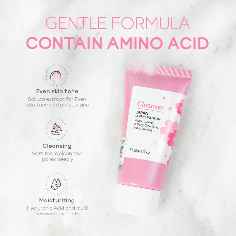 LAIKOU Vitamin C Facial Cleanser – Hydrating Foam Face Wash