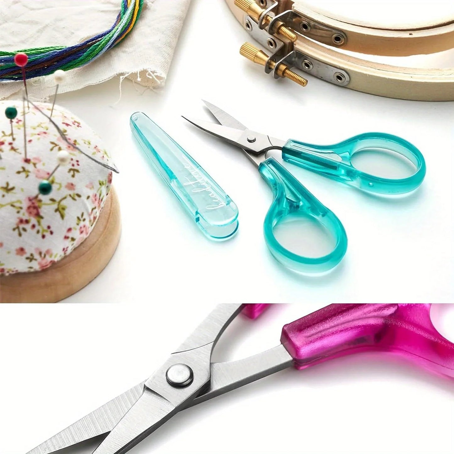 4-Piece Detail Craft Scissors Set – Stainless Steel & Covers