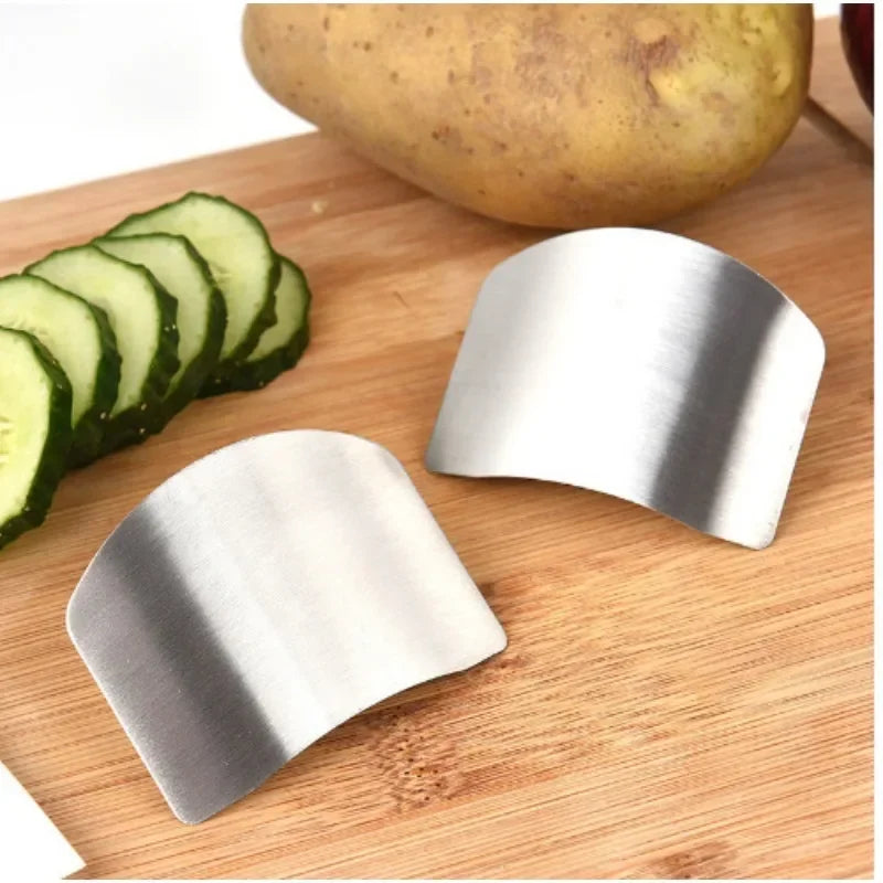 Stainless Steel Finger Guard | Kitchen Knife Safety Protector