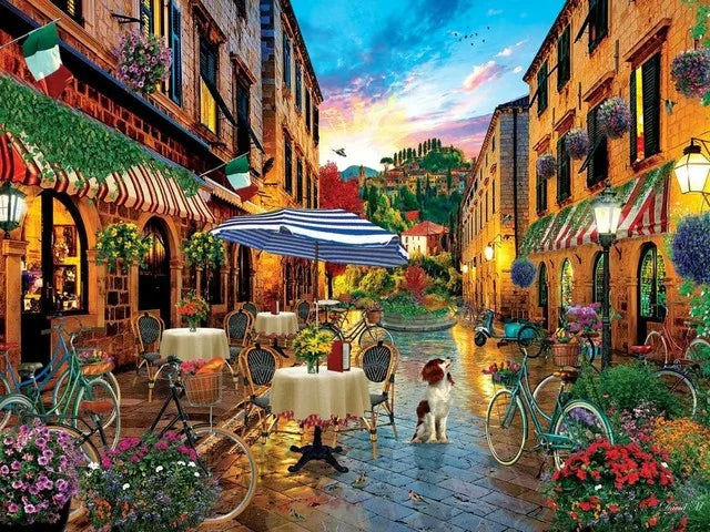 Diamond Painting Street Landscape Kit | Mosaic Art for Adults & Kids