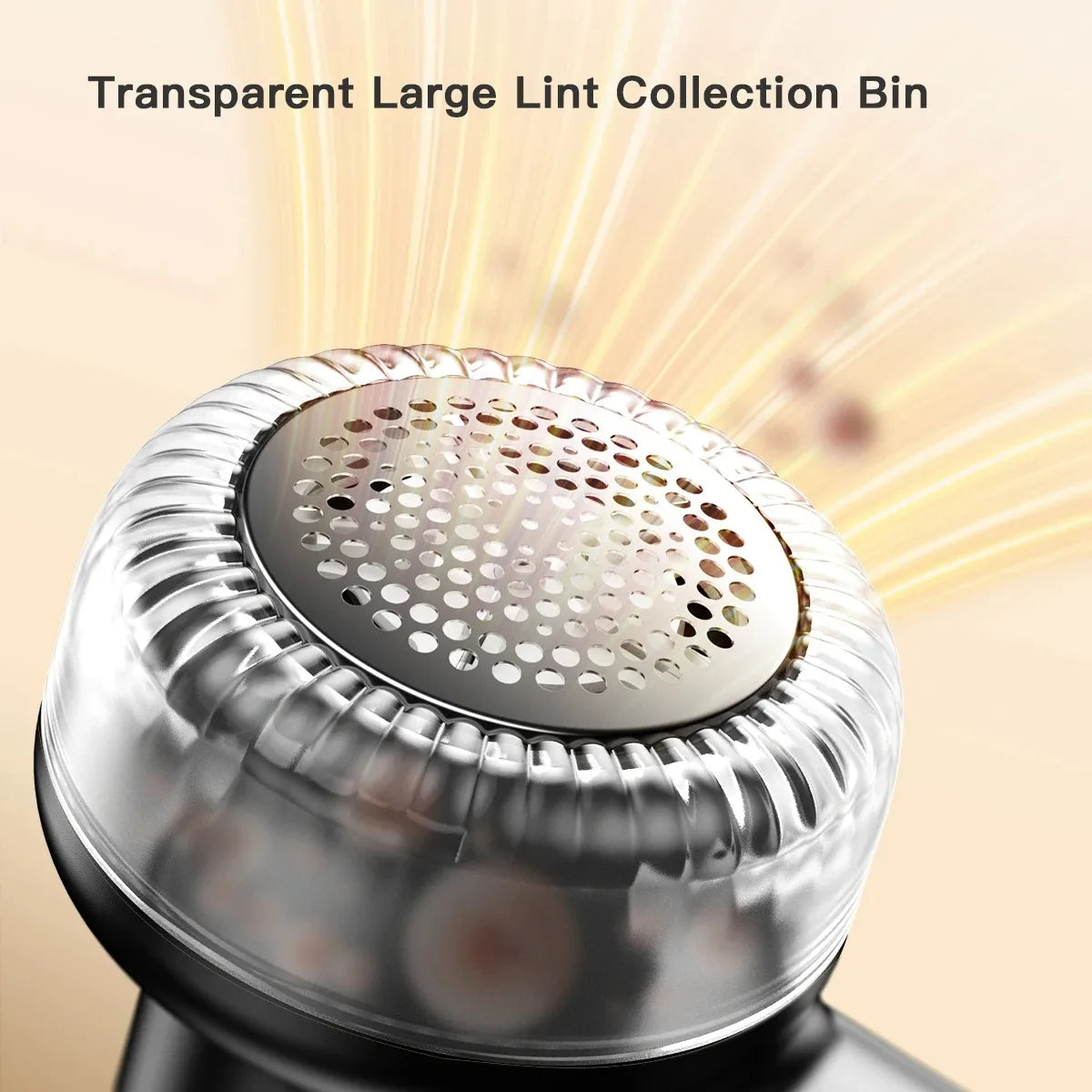 Intelligent Electric Lint Shaver - For coldSky Rechargeable Defuzzer with Digital Screen, Portable Fabric Trimmer for Sweaters Peaceful Pleasures Health and Wellness
