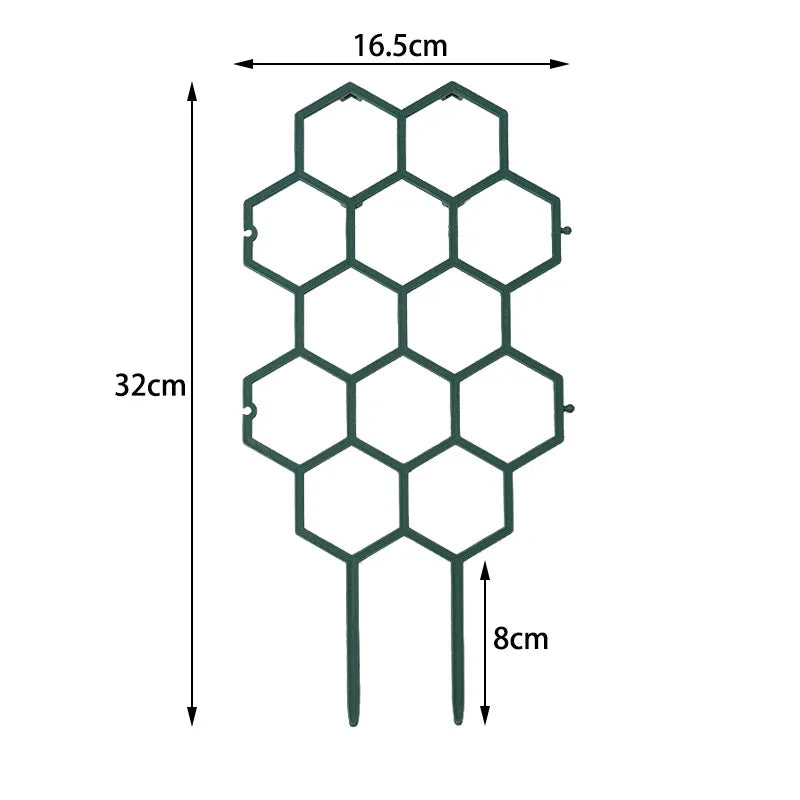 Honeycomb Plant Trellis | Indoor & Outdoor Climbing Support Stake Plant Trellis Stake Peaceful Pleasures Health and Wellness