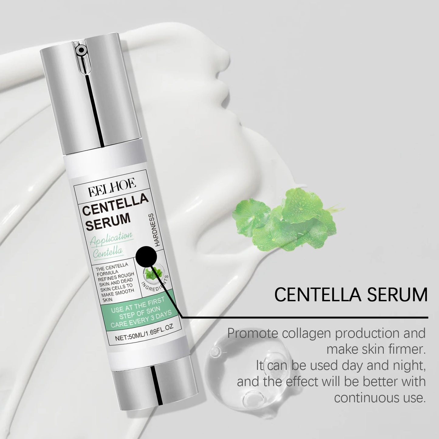 EELHOE Centella Asiatica Face Serum – Anti-Aging & Moisturizing Face Serum Peaceful Pleasures Health and Wellness