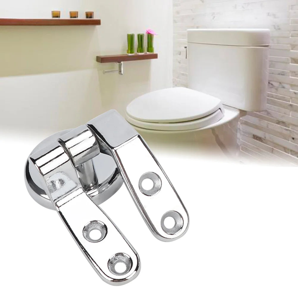 Toilet Seat Hinge Repair Kit – Universal Zinc Alloy Replacement