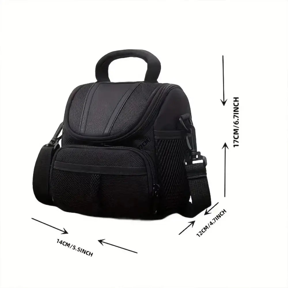 Single Shoulder SLR Camera Bag – Scratch-Proof Nylon Handbag