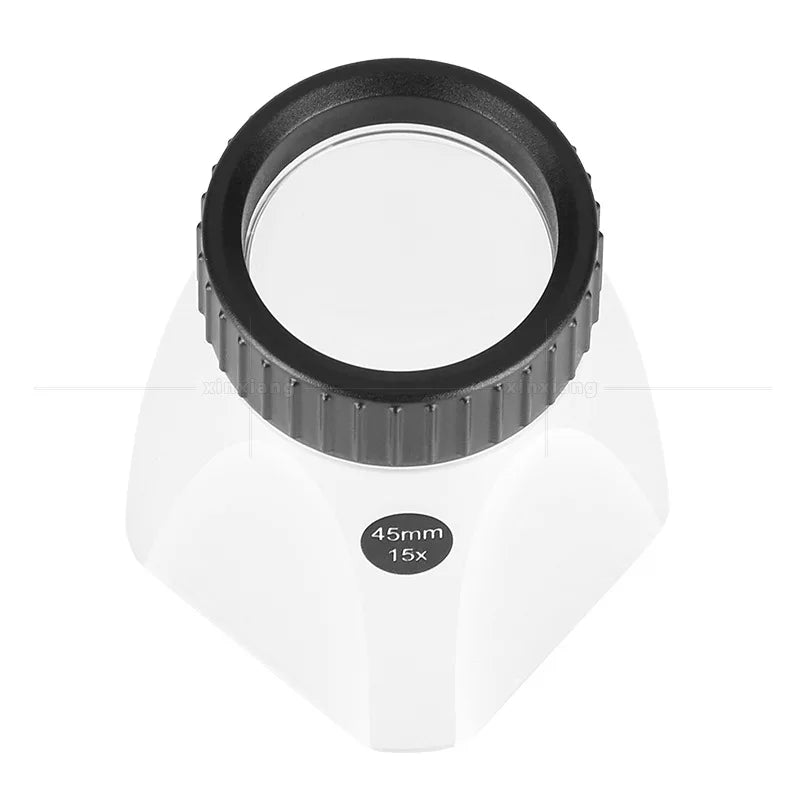 Cylindrical Desktop with 15X Optical Lens Magnifying Glass, Insect Observation Mirror, Antique Appreciation Peaceful Pleasures Health and Wellness