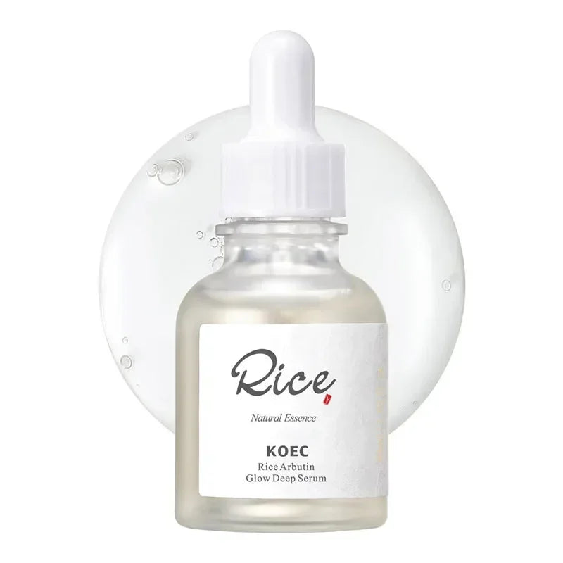 Rice Honey Facial Skincare Set Deep Moisturizing Toner Refreshing Serum Soothing And Brightening Face Cream Korean Skincare Peaceful Pleasures Health and Wellness Rice essence 30ml
