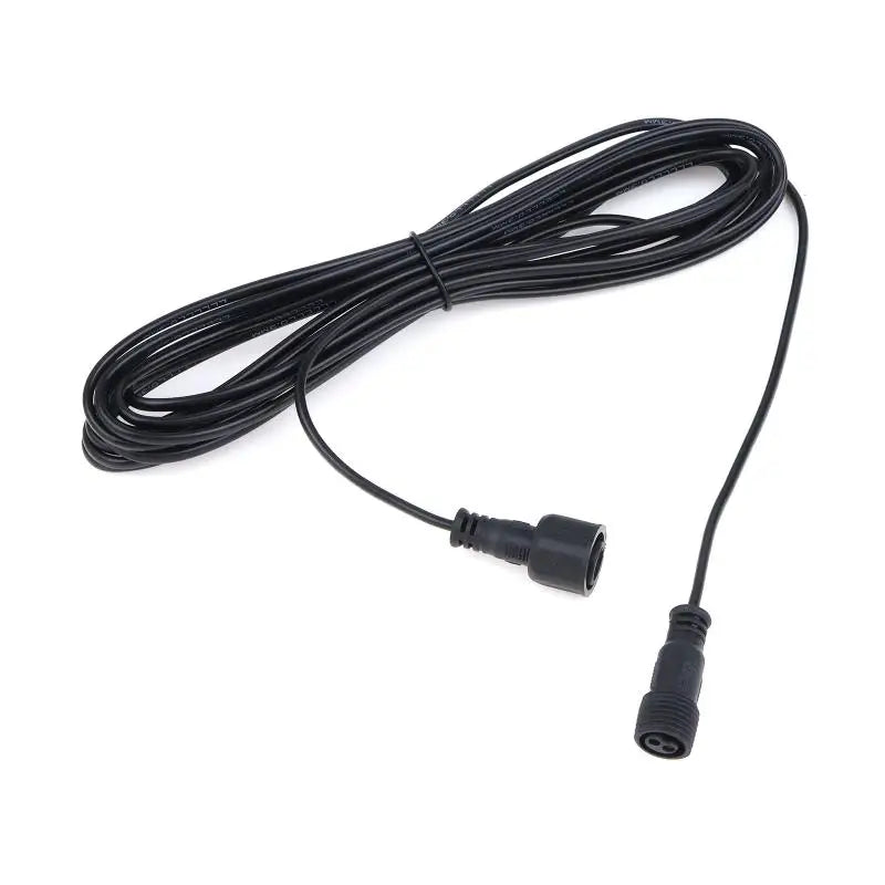 Black 5M Low Frequency Universal Solar Spotlights Waterproof Cord Extension Cable 2Pin Male To Female Connector Floodlight Cable Peaceful Pleasures Health and Wellness