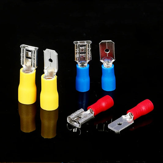 20pcs FDD MDD Female Male Insulated Electrical Crimp Terminal for 1.5-2.5mm2 Cable Wire Connector Peaceful Pleasures Health and Wellness