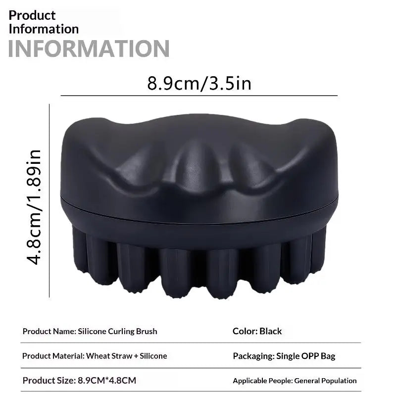 Afro Curl Sponge | Coil Wave Dreadlock Fork Comb & Edge Brush