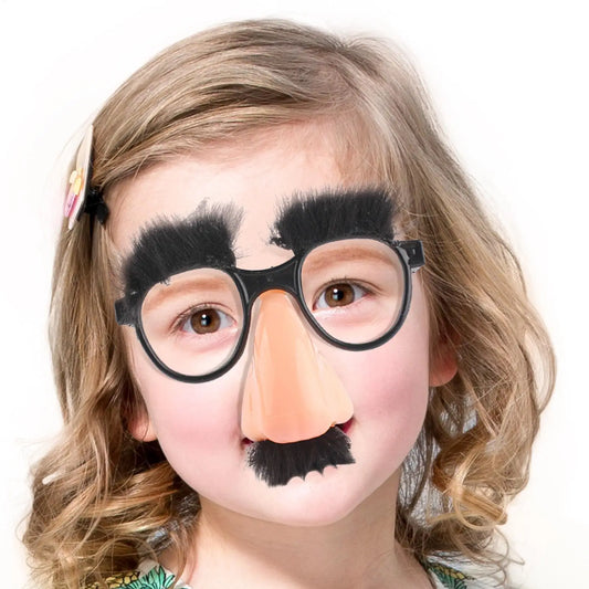 Funny Big Nose Clown Glasses – Novelty Prank Party Prop Novelty Party Glasses Peaceful Pleasures Health and Wellness